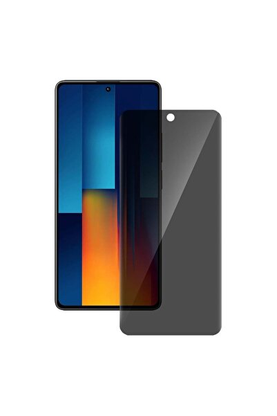 SILKASE Folie privacy pentru Xiaomi Poco M6 Pro, protectie ecran, silicon