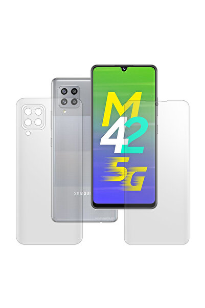 SILKASE Set of 2 matte films for Samsung Galaxy M42 5G, phone protection, sil...