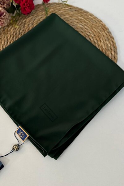 İLKYAZ 110X110 Levidor Medine Silk Scarf Emerald
