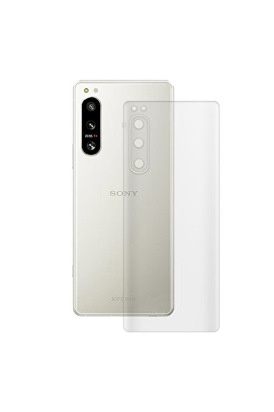 SILKASE Ματ μεμβράνη πλάτης για Sony Xperia 5 IV, προστασία πλάτης, σιλικόνη