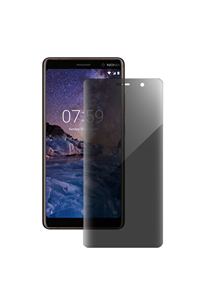 SILKASE Φιλμ ιδιωτικότητας για Nokia 7 Plus, προστατευτικό οθόνης, σιλικόνης