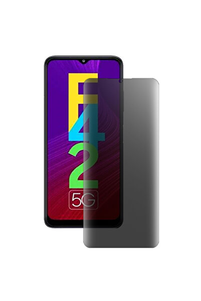 SILKASE Folie privacy mata pentru Samsung Galaxy F42 5G, protectie ecran, sil...