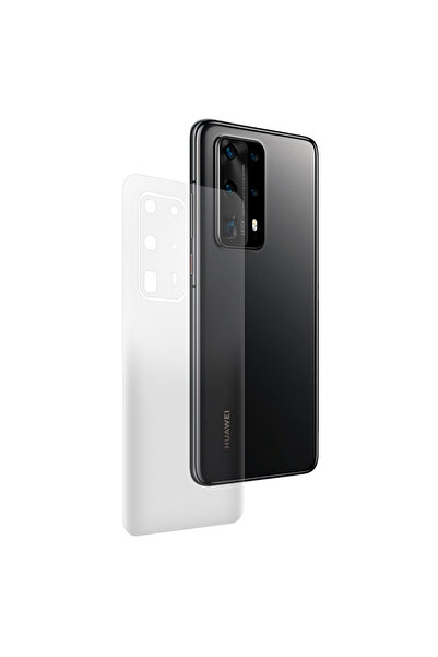 SILKASE Folie spate mata pentru Huawei P40 Pro Plus, protectie spate, silicon