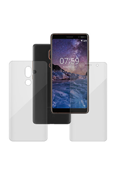 SILKASE Set of 2 foils for Nokia 7 Plus, phone protection, silicone