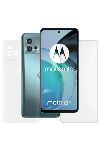 SILKASE Set of 2 matte films for Motorola Moto G72, phone protection, silicone