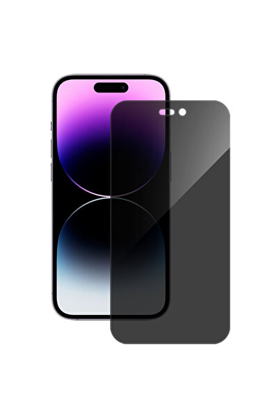 SILKASE Privacy film for Apple iPhone 14 Pro Max, screen protector, silicone