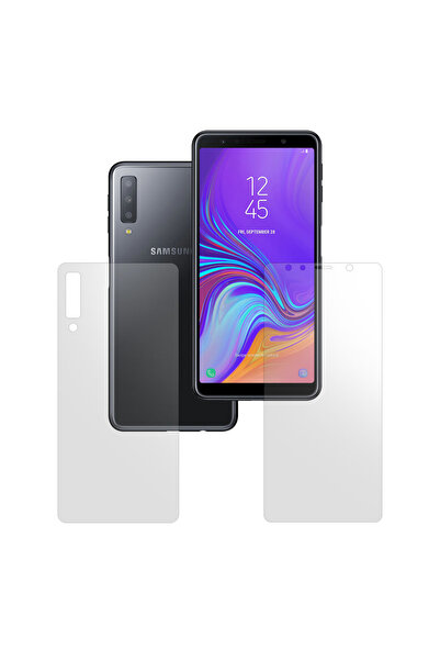 SILKASE Matte back cover for Samsung A7 (2018), back protection, silicone
