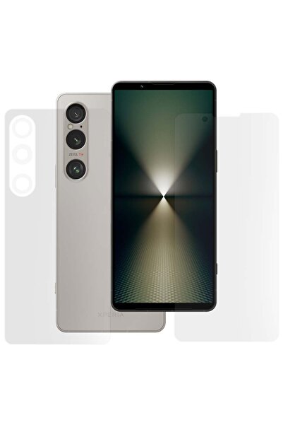 SILKASE Set of 2 matte films for Sony Xperia 1 VI, phone protection, silicone