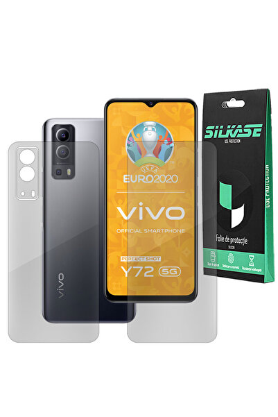 SILKASE Set of 2 foils for Vivo Y72, phone protection, silicone