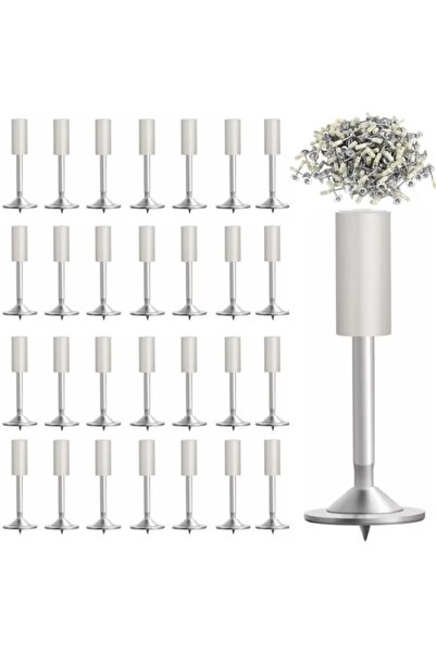 VELORA Set 100 Cuie Rotunde 7.3 mm pentru Pistol Fixare Beton Lemn Caramida R...