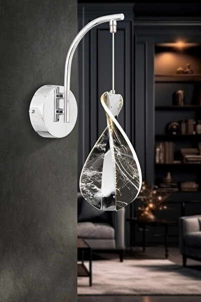 İstanbul Avize نيبتون سيلفر سيلفر 3 ألوان LED شمعدان LED حديث فاخر