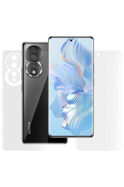 SILKASE Set of 2 matte foils for Honor 80, phone protection, silicone