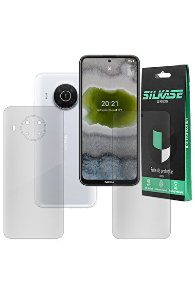 SILKASE Set of 2 foils for Nokia X10, phone protection, silicone