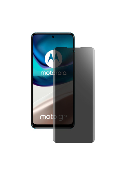 SILKASE Matte privacy film for Motorola Moto G42, screen protector, silicone