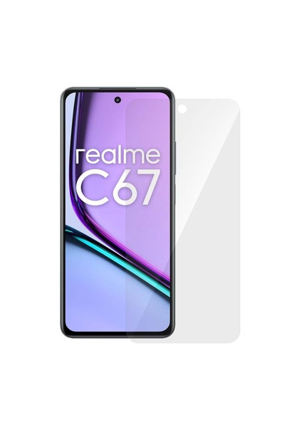 SILKASE Μεμβράνη για Realme C67, προστατευτικό οθόνης, σιλικόνης