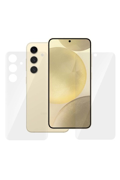 SILKASE Set 2 folii pentru Samsung Galaxy S24 Plus, protectie telefon, silicon