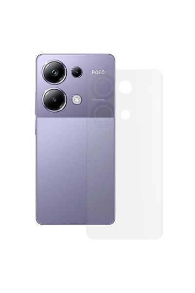 SILKASE Folie spate mata pentru Xiaomi Poco M6 Pro, protectie spate, silicon