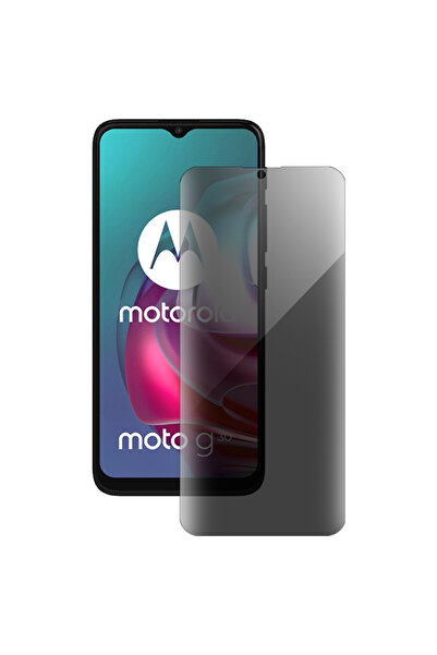 SILKASE Privacy film for Motorola G10, screen protector, silicone