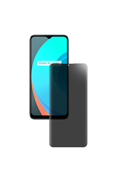 SILKASE Ματ μεμβράνη ιδιωτικότητας για Realme C11, προστατευτικό οθόνης, σιλι...