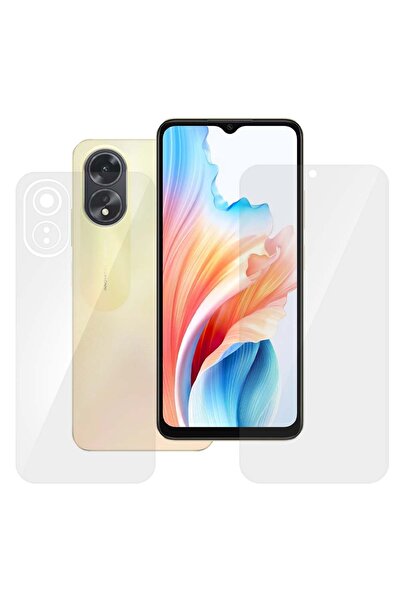 SILKASE Set of 2 foils for Oppo A38, phone protection, silicone