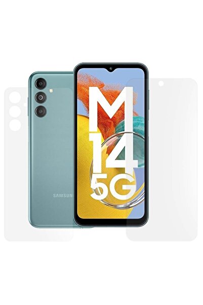 SILKASE Set of 2 matte films for Samsung Galaxy M14, phone protection, silicone