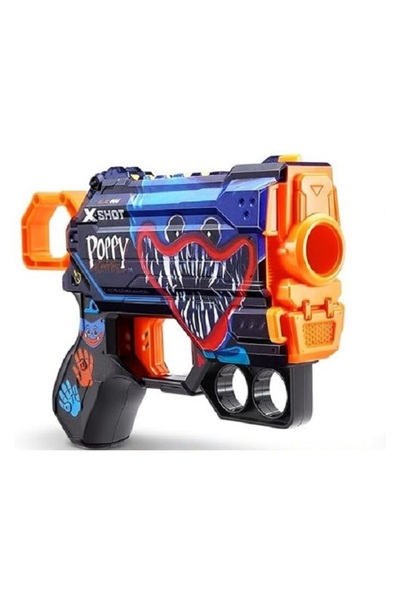 X-Shot Toy Pistol X&minus;Shot Skins Menace, Poppy Playtime, Jumpscar...
