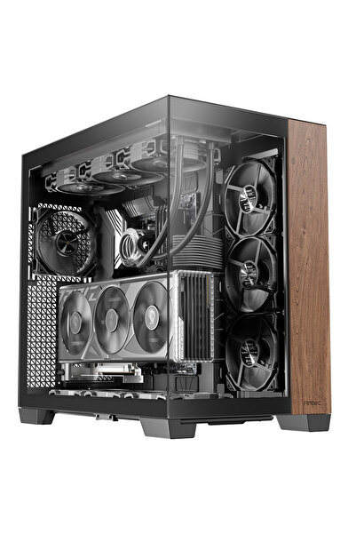 ANTEC C8 Wood Ahşap Ön Panel Temperli Cam E-ATX Full Tower Gaming (Oyuncu) Ka...