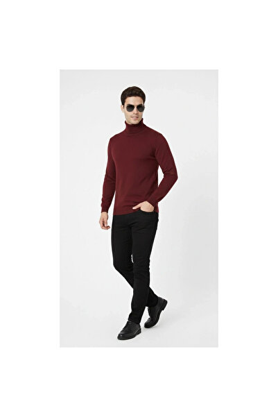 Narnuga Full Turtleneck Fisherman Collar Knitwear Sweater Soft Textured Cotto...