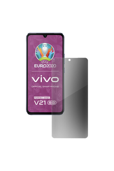 SILKASE Φιλμ ιδιωτικότητας για Vivo V21, προστατευτικό οθόνης, σιλικόνης