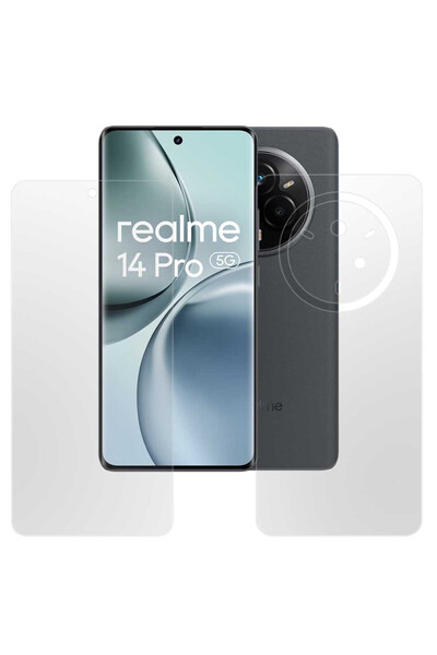 SILKASE Set 2 folii mate pentru Realme 14 Pro, protectie telefon, silicon