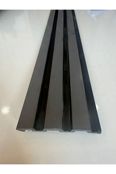 Lambiri Pvc ANTRASİT Duvar Ofis Tv Arkası Koridor Dekoratif Panel 5 ADET (55 CM)