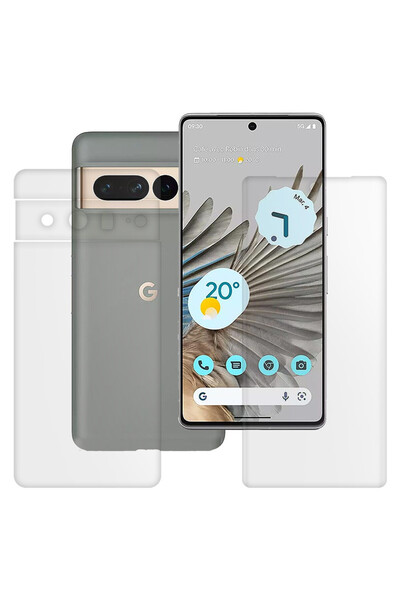 SILKASE Set 2 folii mate pentru Google Pixel 7 Pro, protectie telefon, silicon