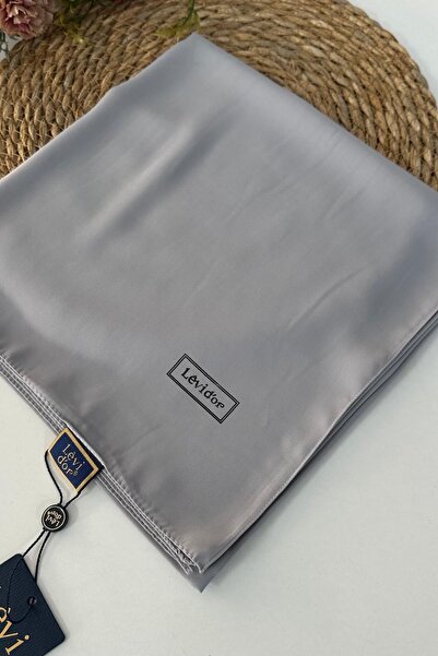 İLKYAZ 110X110 Levidor Medine Silk Scarf Silver