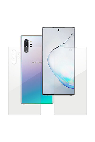 SILKASE Set 2 folii pentru Samsung Note 10 Plus, protectie telefon, silicon