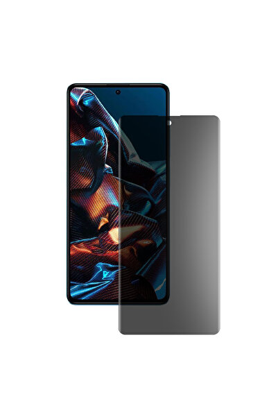 SILKASE Folie privacy mata pentru Xiaomi Poco X5 Pro, protectie ecran, silicon