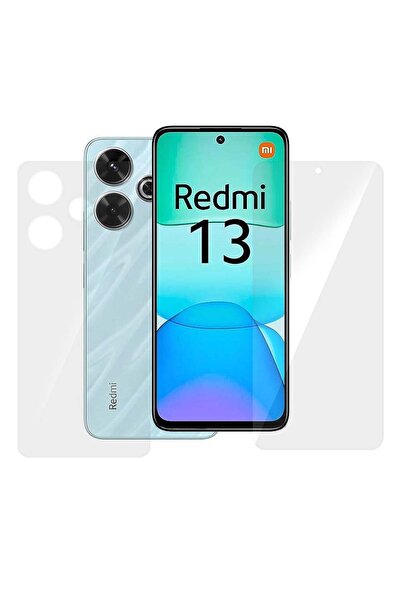 SILKASE Set of 2 foils for Xiaomi Redmi 13, phone protection, silicone