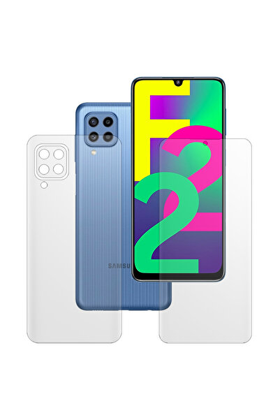 SILKASE Set of 2 matte films for Samsung Galaxy M22, phone protection, silicone