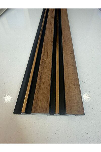 Lambiri Pvc GARDENYA GOLD Duvar Ofis Tv Arkası Koridor Dekoratif Panel 5 ADET...