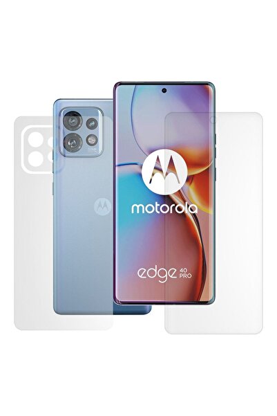 SILKASE Set 2 folii mate pentru Motorola Edge 40 Pro, protectie telefon, silicon