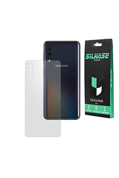 SILKASE Ματ μεμβράνη πλάτης για Samsung A50s, προστασία πλάτης, σιλικόνη