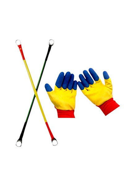 Universal Current transfer/battery start cable set, section 16 mmp, yellow/gr...