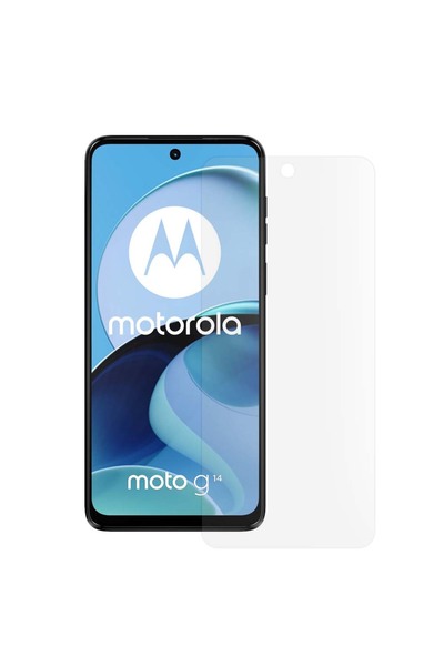 SILKASE Matte film for Motorola Moto g14, screen protector, silicone