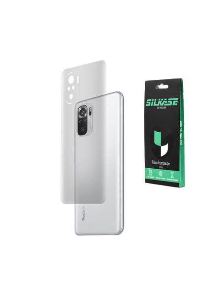 SILKASE Folie spate pentru Xiaomi Redmi Note 10S, protectie spate, silicon