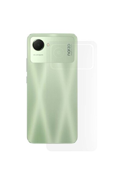SILKASE Matte back film for Realme Narzo 50i Prime, back protection, silicone