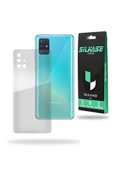 SILKASE Folie spate pentru Samsung A51, protectie spate, silicon