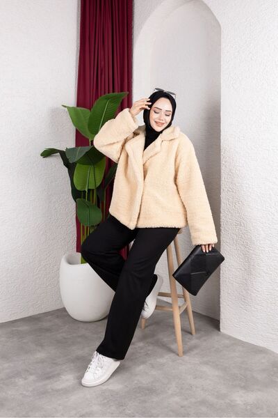 Hilfer moda peluş mont