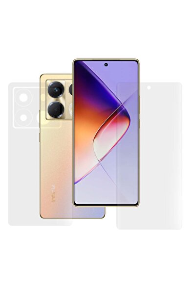 SILKASE Set 2 folii mate pentru Infinix Note 40, protectie telefon, silicon