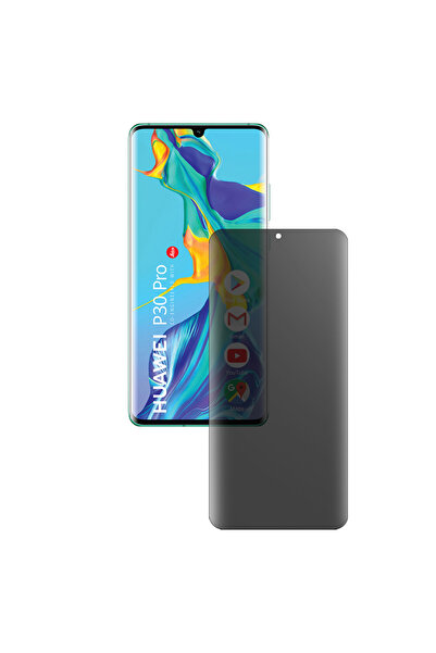 SILKASE Folie privacy mata pentru Huawei P30 Pro, protectie ecran, silicon