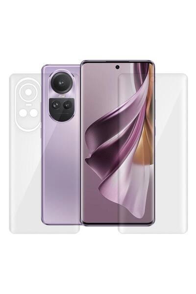 SILKASE Set of 2 foils for Oppo Reno 10, phone protection, silicone