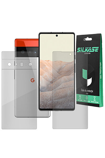 SILKASE Set 2 folii pentru Google Pixel 6 PRO, protectie telefon, silicon